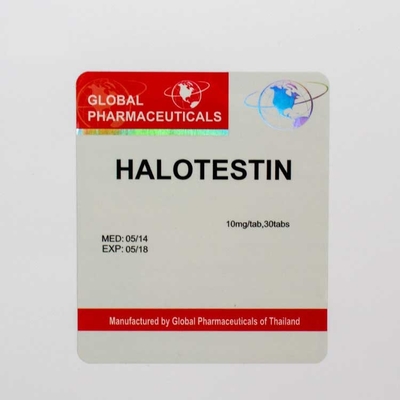 Forma su misura etichette resistente della bottiglia della medicina della carta patinata dell'acqua con colore