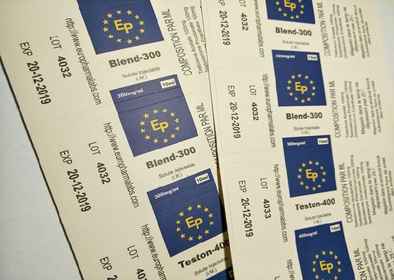 Etichette della bottiglia della farmacia della carta della laminazione di rivestimento di Matt per progettazione del PE