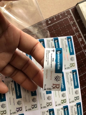 Somatropi Pt141 Peptidi Olio iniettabile 3 ml Etichette del flaconcino di vetro