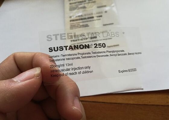 Autoadesivi adesivi su ordinazione trasparenti di Materail per la bottiglia di vetro della fiala 10ml