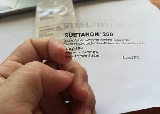 Chiaro 10ml stampato Vial Labels Stickers 23 * 60 millimetri per Muscledevelop