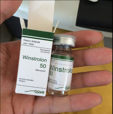 Winstrolon 50 10 ml Olio per iniezioni Etichette e scatole 10 ml Vial Scatola confezione in carta
