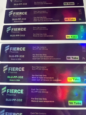 SARM RAD-140 compresse orale 50mg Bottiglie di plastica Etichette, Stampa UV Etichette personalizzate per flaconcini