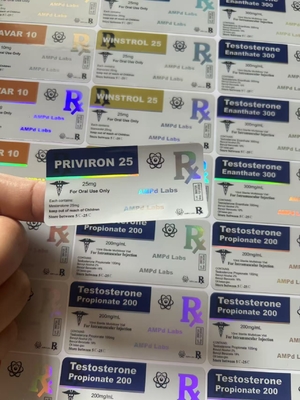 Etichette per flaconi in plastica di Priviron 50mg, etichette per compresse orali