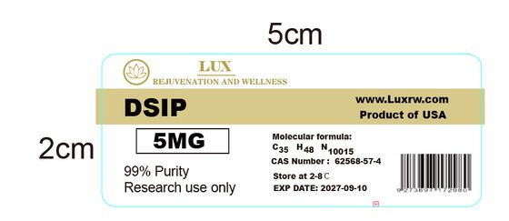Etichette autoadesive Dsip 5mg per flaconcini piccoli
