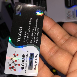 Vigra 100 mg etichette di bottiglia di plastica di design personalizzato