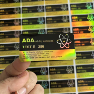 Test Enanthate 250 mg Gold And Black Laser Materail etichette
