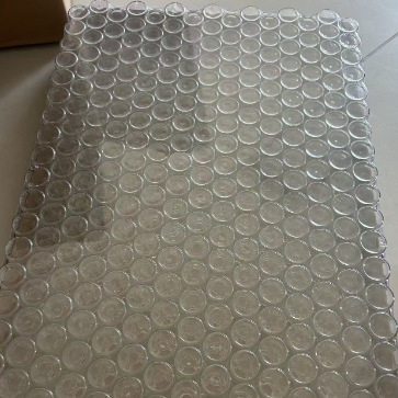 10 ml di flaconcini di vetro trasparente con tappi e tappi
