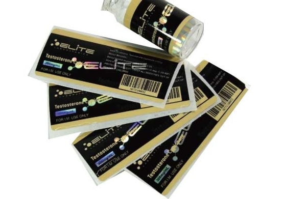 Il laboratorio di Pharma pela la stampa metallica dell'etichetta della bottiglia della medicina per le fiale dell'iniezione