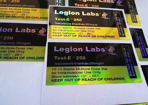 etichette dell'autoadesivo dell'ologramma della fiala 10ml/stampa laser dell'etichetta bottiglia della medicina