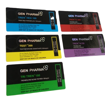 Vetro Vial Labels di Gen Pharma Water Resistant 10ml