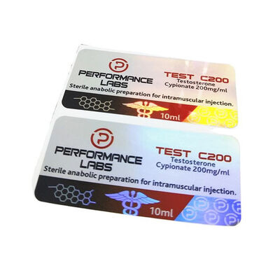 film 10ml Vial Labels With Glossy Varnishing dell'ANIMALE DOMESTICO del laser di 6x3cm