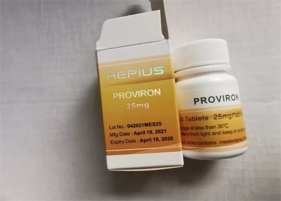 Basso numero di globuli rossi Mesterolone Proviron 25mg Compresse flaconcino Etichette e scatole per bodybuilding